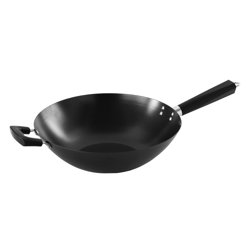 IMUSA 14" NonStick Handle Carbon Steel Wok & Reviews Wayfair